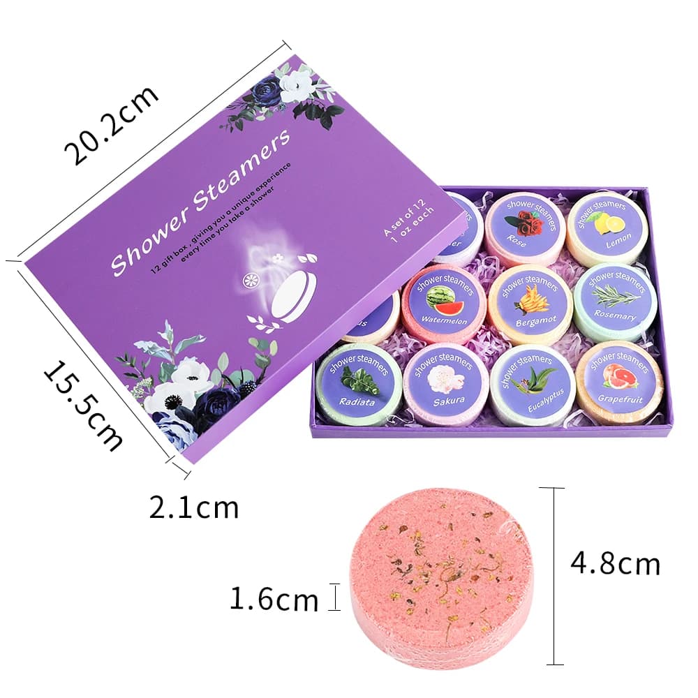 Aromatherapy Shower Steamers for Airbnb Bathroom | 12 Pack Spa Bombs view 5