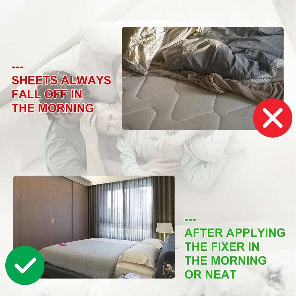 Adjustable Bed Sheet Holder Straps for Airbnb Bedroom Hosts view 6