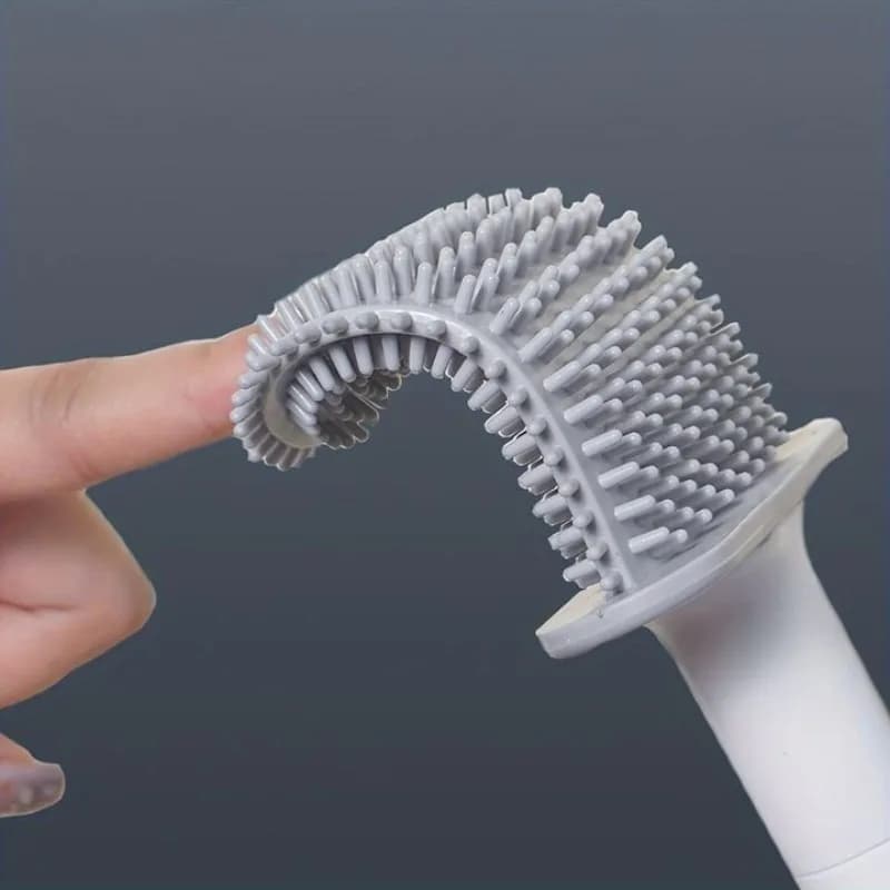 Wall Mounted Toilet Brush Set for Airbnb Bathroom Upgrades view 6