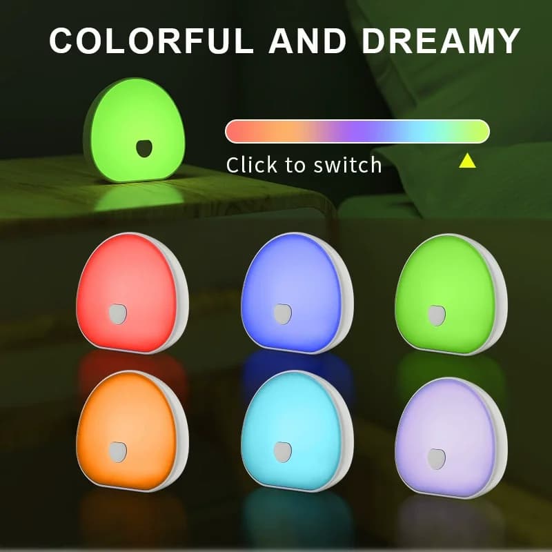 RGB White Noise Machine & LED Lamp for Airbnb Bedroom Comfort view 4