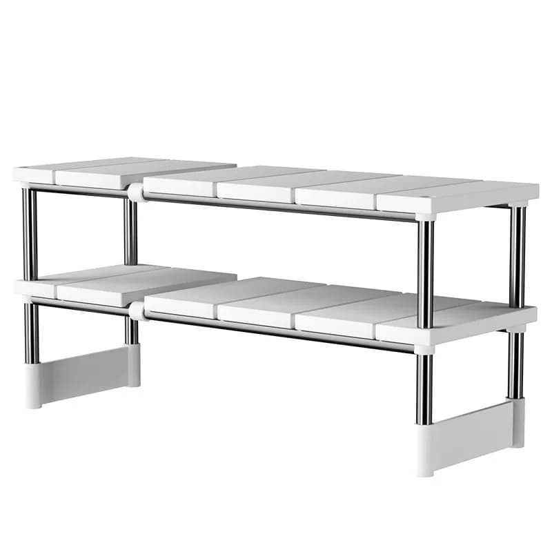 Adjustable Under Sink Storage Rack for Airbnb & STR Hosts view 7