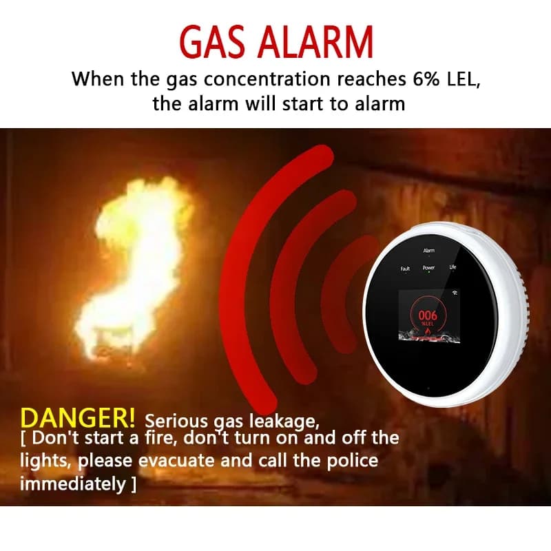 Wireless Gas Leak Detector for Airbnb Smart Home Safety | STR Tech view 6
