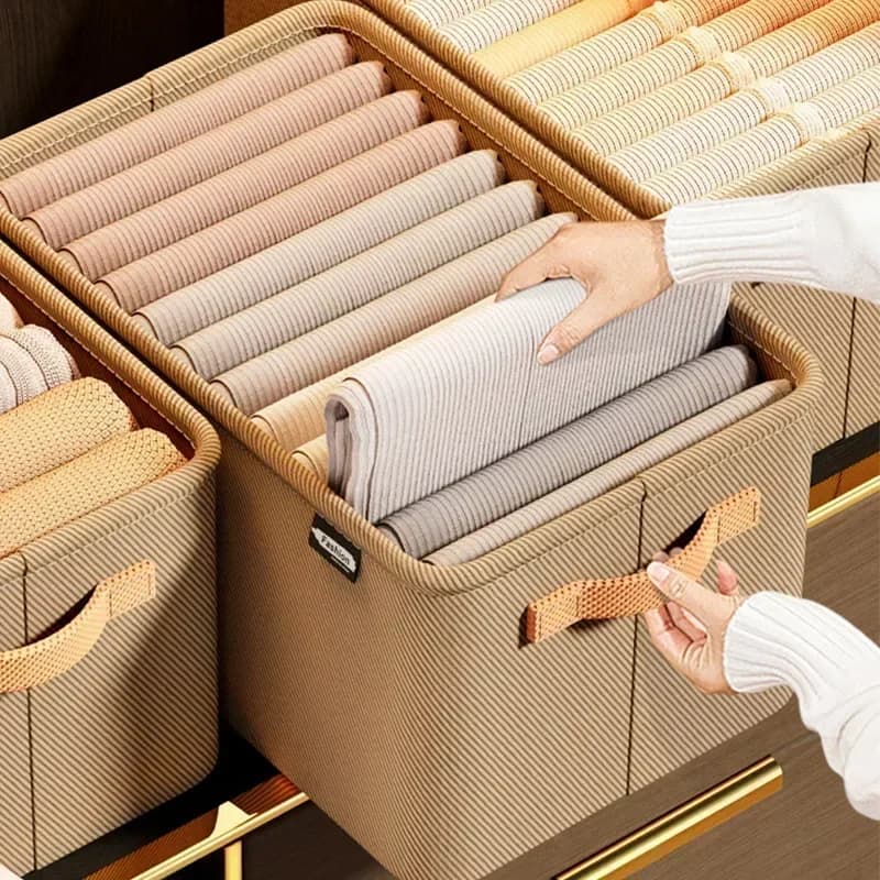 Clothes Organizer Box for Airbnb Bedroom Storage Solutions view 3