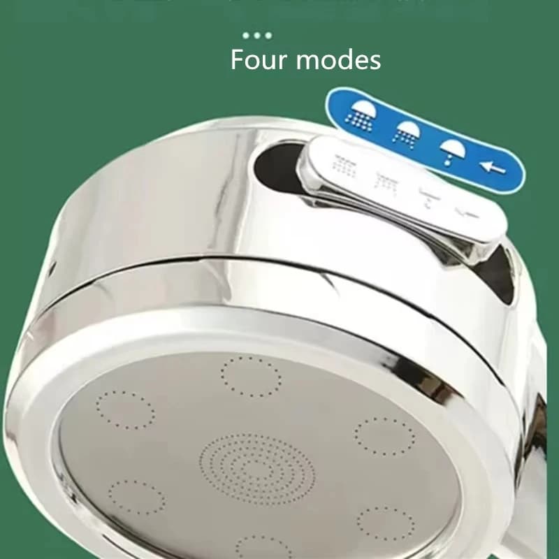 High Pressure Shower Head for Airbnb Bathroom | LED Temp Display view 5