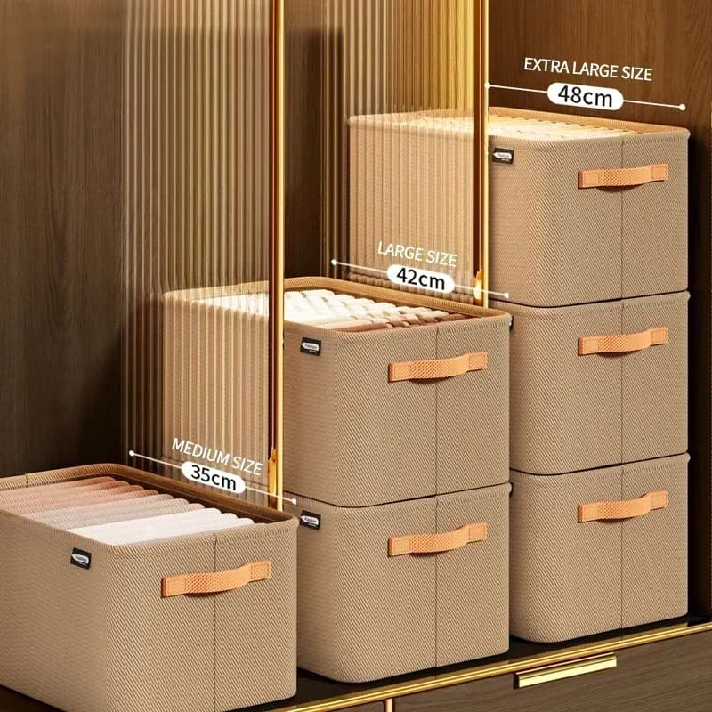 Clothes Organizer Box for Airbnb Bedroom Storage Solutions view 2