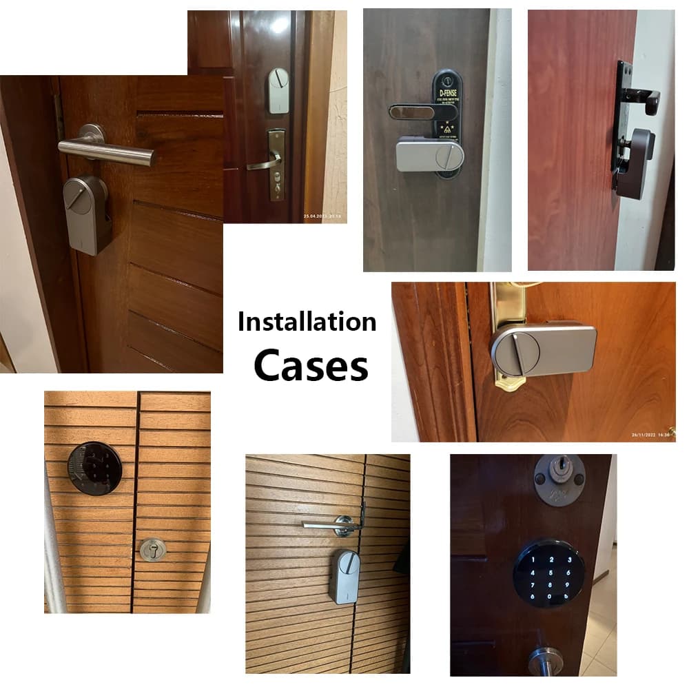 Smart Keypad Deadbolt Door Lock for Airbnb Self Check-In view 4