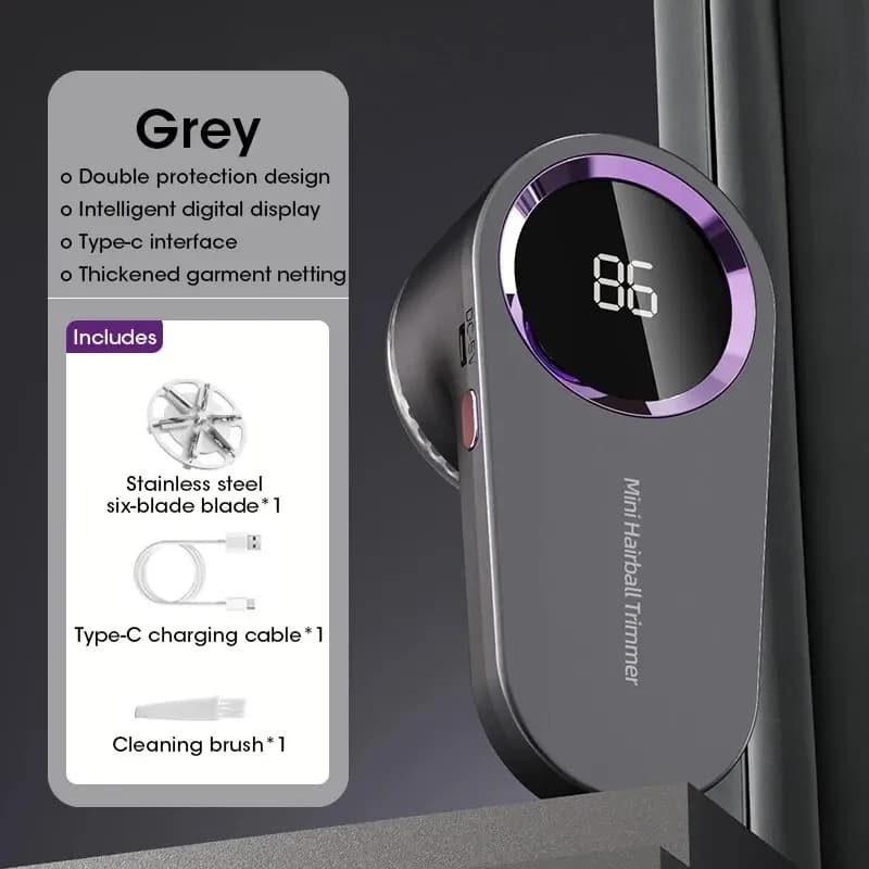 LED Lint Remover for Airbnb Bedroom | USB Fabric Shaver for Hosts view 6
