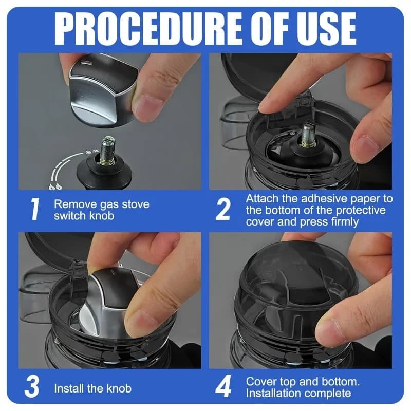 Child Safety Stove Knob Covers for Airbnb Bathroom Security view 5