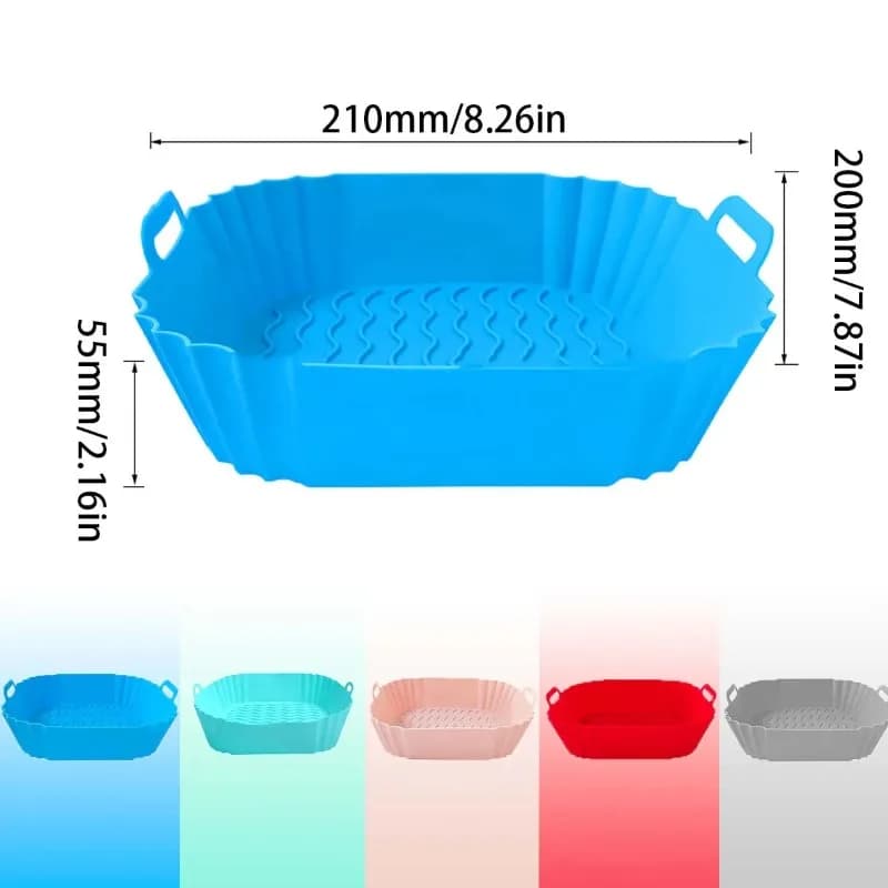 Air Fryer Silicone Liners for Airbnb Kitchen | Reusable STR Essentials view 2