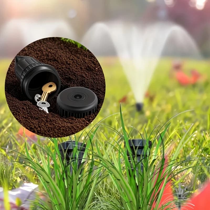 Magnetic Key Safe Box Fake Rock for Airbnb Safety view 4