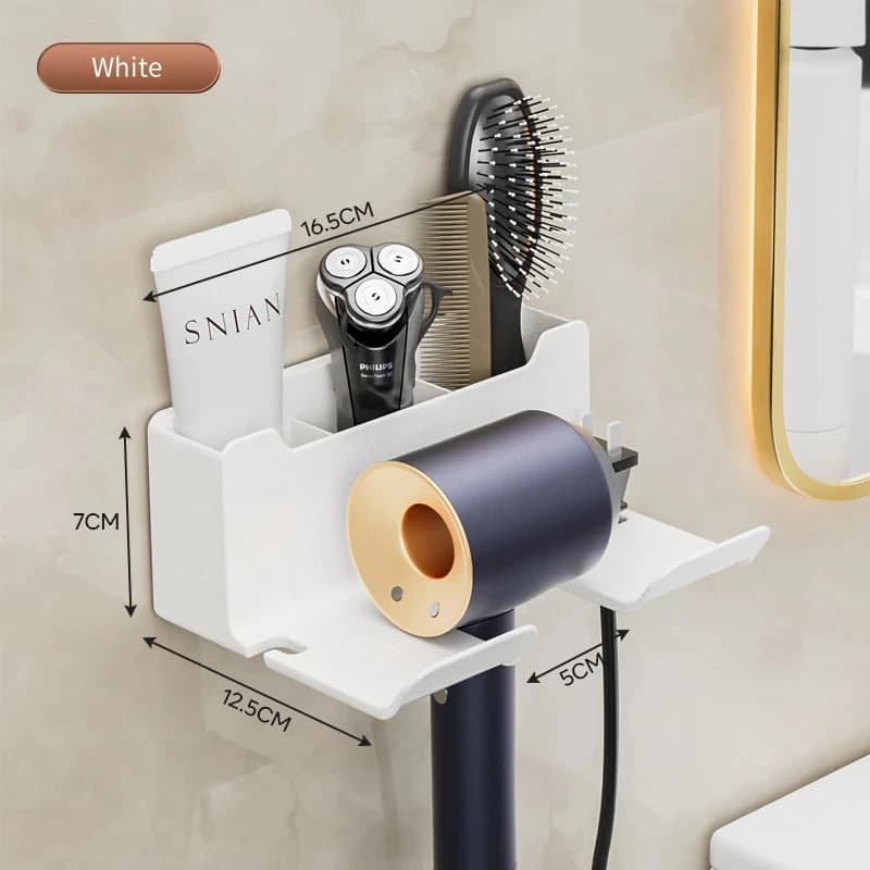 Hair Dryer Holder Shelf for Airbnb Bathroom Organization Needs view 7
