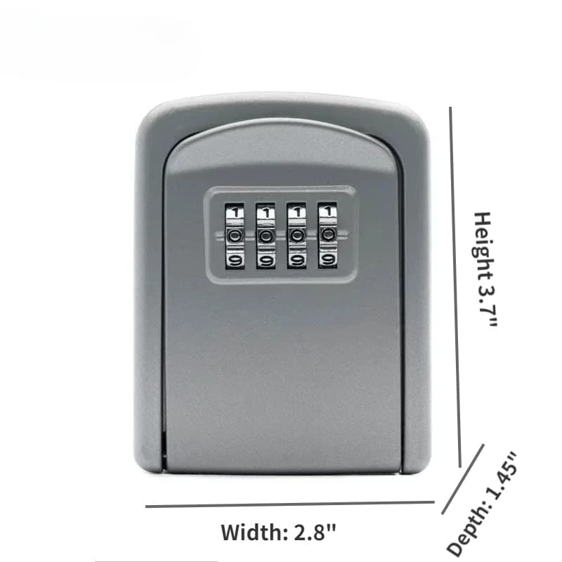 Weather-Resistant Key Lockbox for Airbnb Safety Compliance view 8