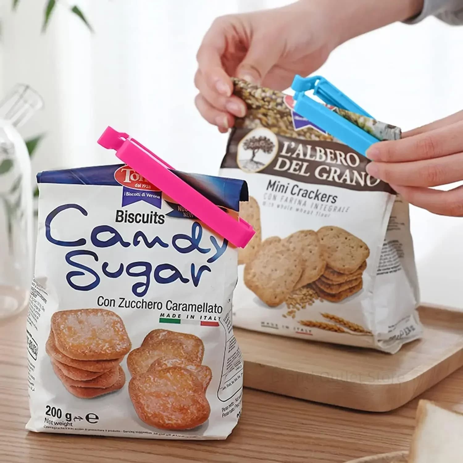 Food Bag Clips Set for Airbnb Kitchen | STR Kitchen Essentials view 6