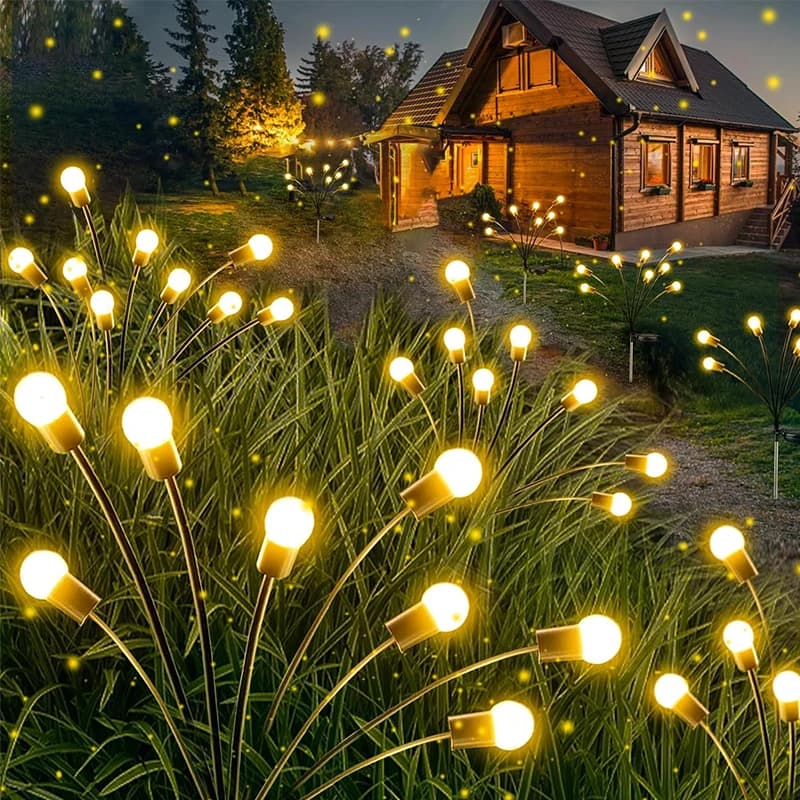 Solar Firefly Garden Lights for Airbnb Outdoor Spaces | Waterproof