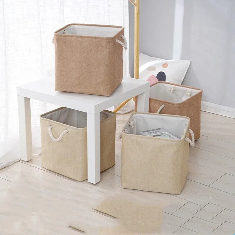 Linen-Lined Amenity Basket for Airbnb Welcome Presentation view 3