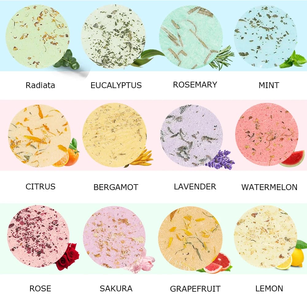 Aromatherapy Shower Steamers for Airbnb Bathroom | 12 Pack Spa Bombs view 3