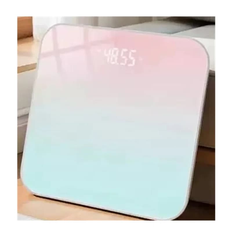 Gradient LED Electronic Scale for Airbnb Bathroom | Digital Display view 5