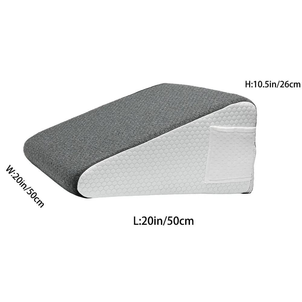Wedge Pillow for Airbnb Bedroom Comfort | Acid Reflux Relief view 8