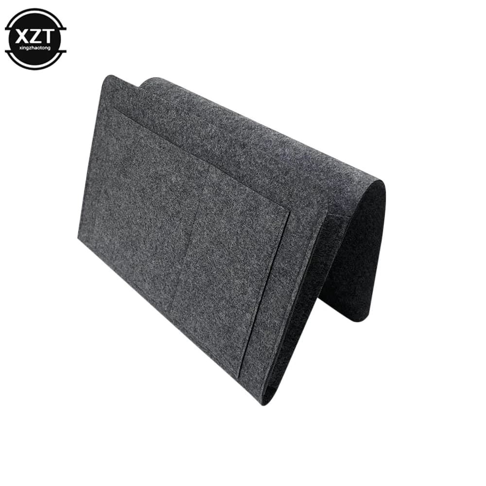 Felt Bedside Storage Organizer for Airbnb Bedroom Hosts view 2