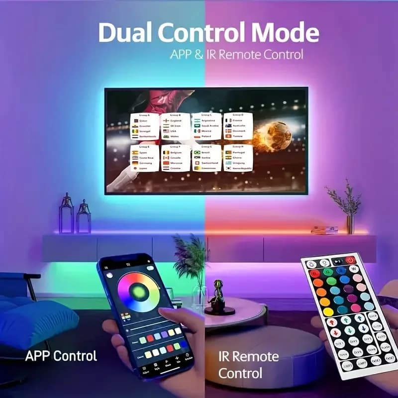 RGB LED Strip Lights for Airbnb Smart Home Tech Upgrades view 4
