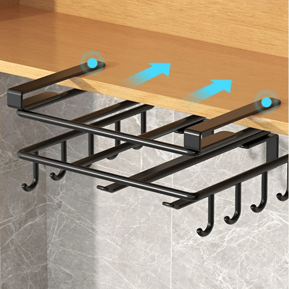 Kitchen Hanging Organizer Rack for Airbnb Storage Needs view 4