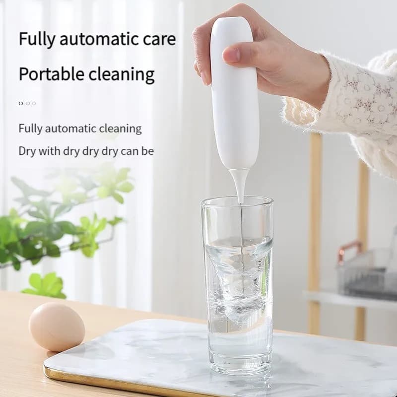 Handheld Egg Beater Froth Mixer for Airbnb Kitchen Essentials view 5