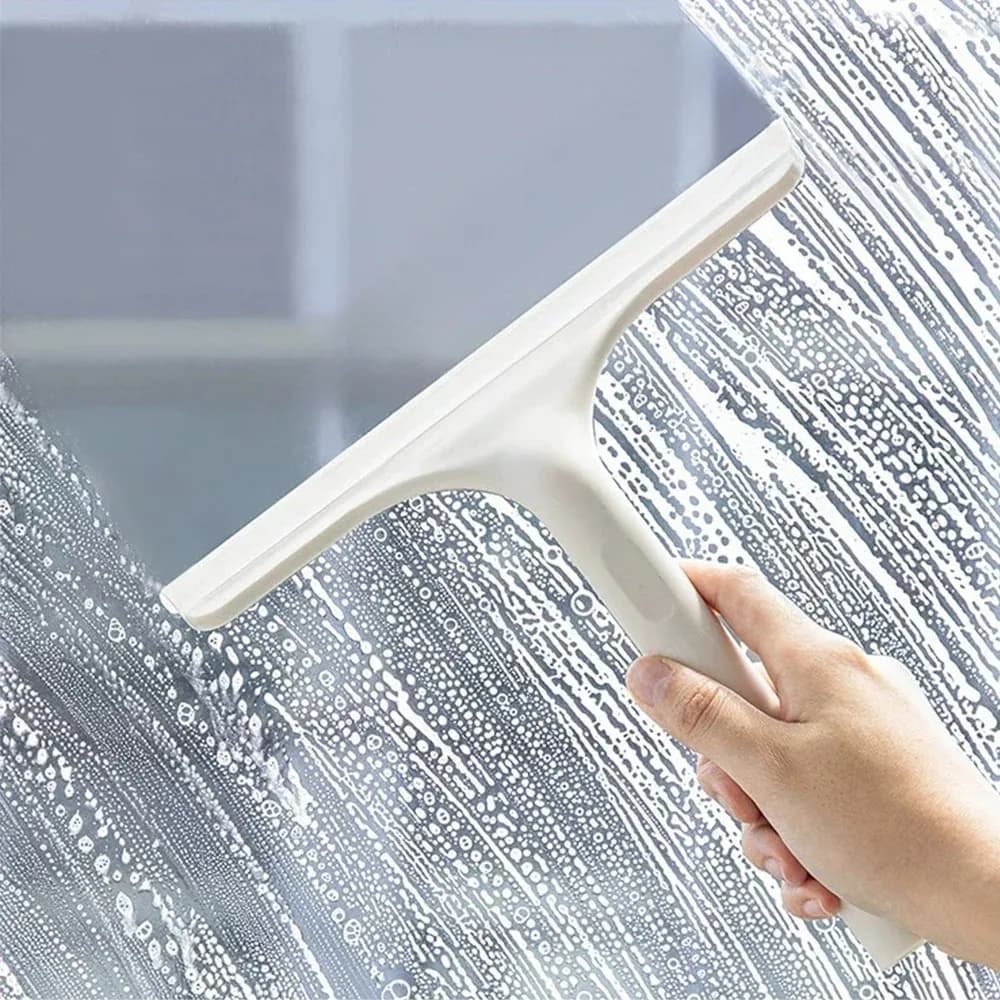 3 in 1 Window Cleaning Squeegee for Airbnb Bathroom Supplies view 2