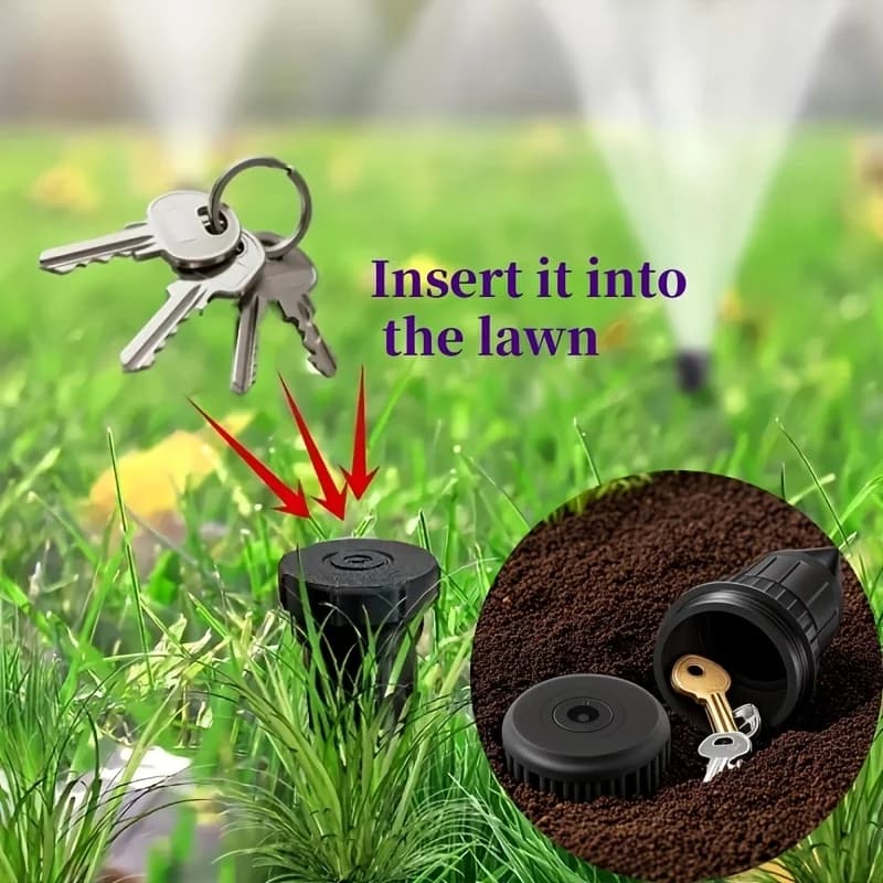 Magnetic Key Safe Box Fake Rock for Airbnb Safety view 3