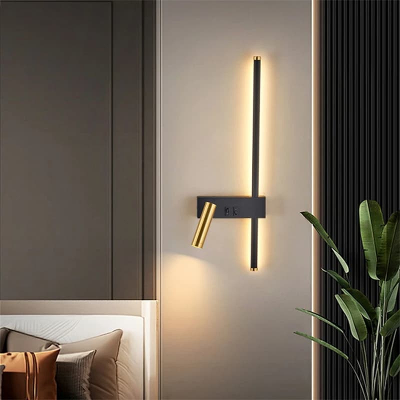 Nordic Wall Lamp for Airbnb Bedroom Ambiance | Modern LED Lighting view 3