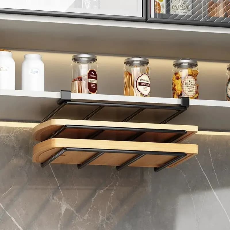 Kitchen Hanging Organizer Rack for Airbnb Storage Needs view 5