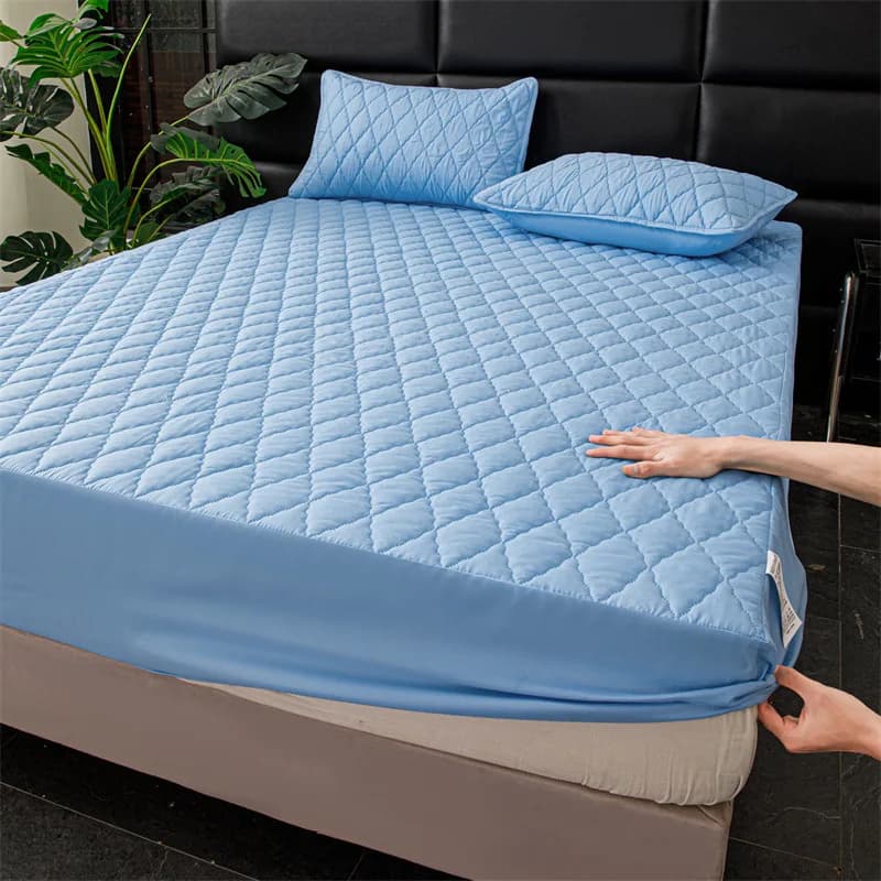 3D Air Fabric Waterproof Mattress Cover for Airbnb Bedroom view 7