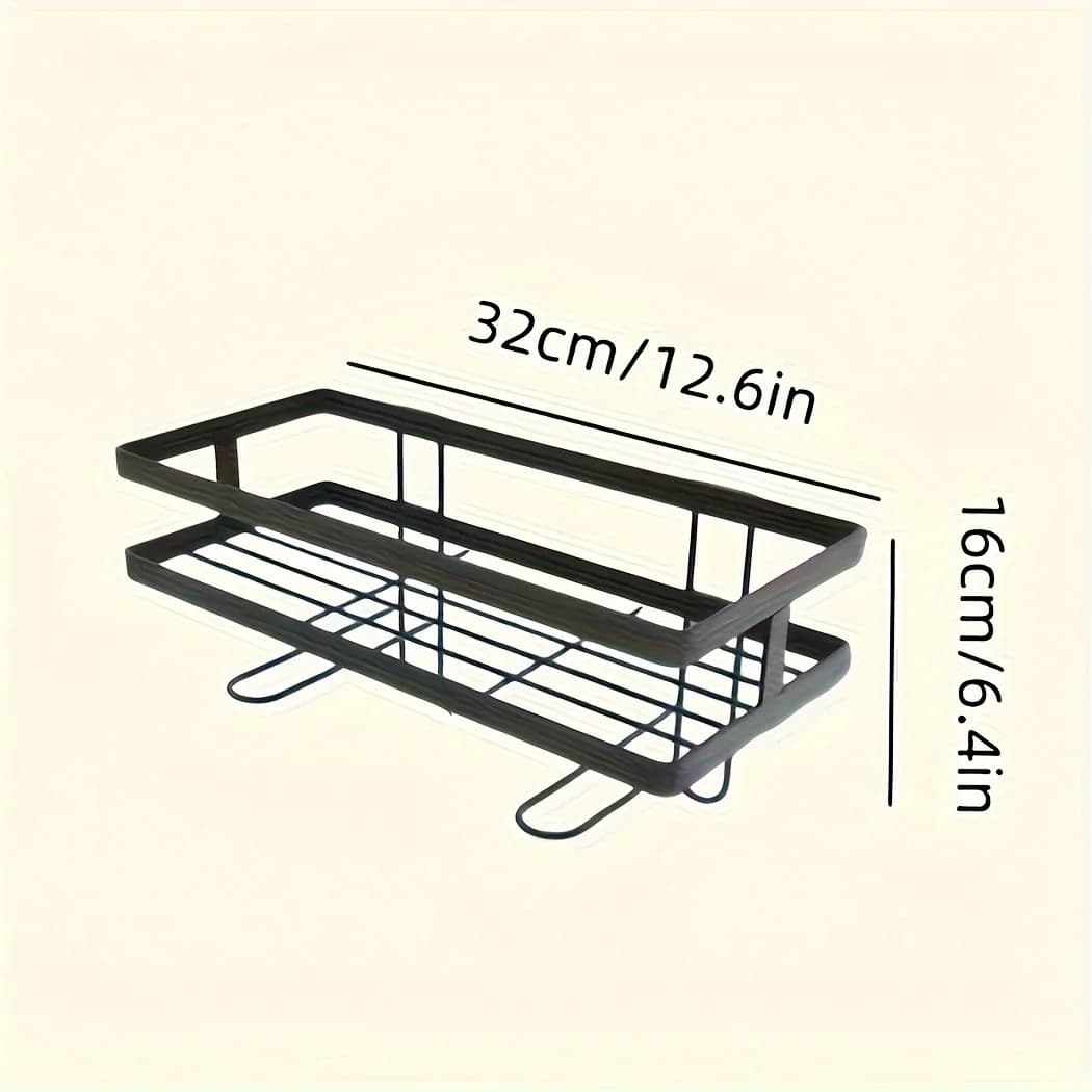 Non Perforated Toilet Storage Rack for Airbnb Bathroom Organization view 2
