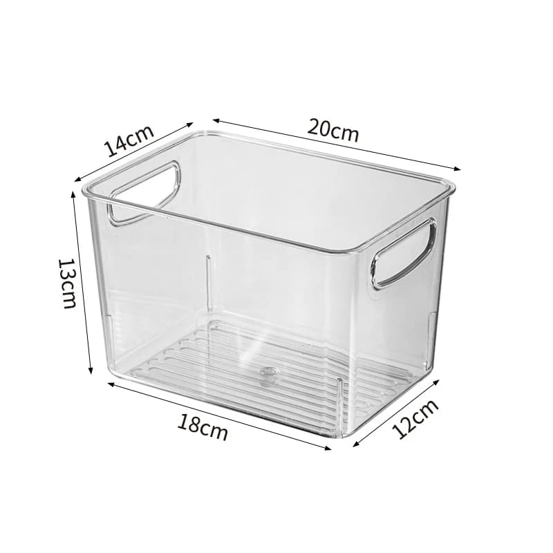 Clear Refrigerator Storage Box for Airbnb Kitchen Organization view 7