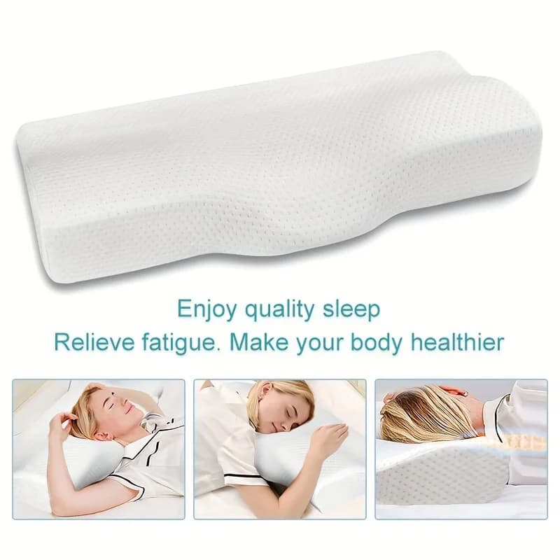 Orthopedic Memory Foam Pillow for Airbnb Bedroom Comfort view 6
