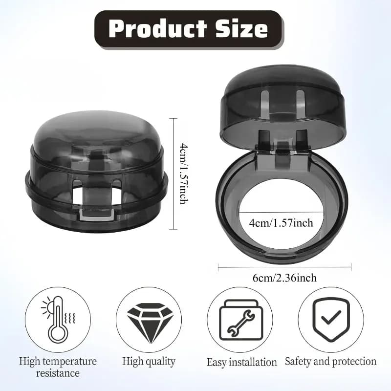 Child Safety Stove Knob Covers for Airbnb Bathroom Security view 6