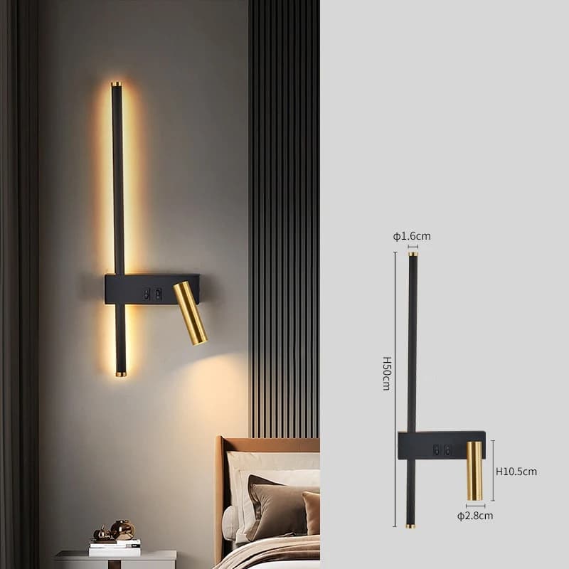Nordic Wall Lamp for Airbnb Bedroom Ambiance | Modern LED Lighting view 7
