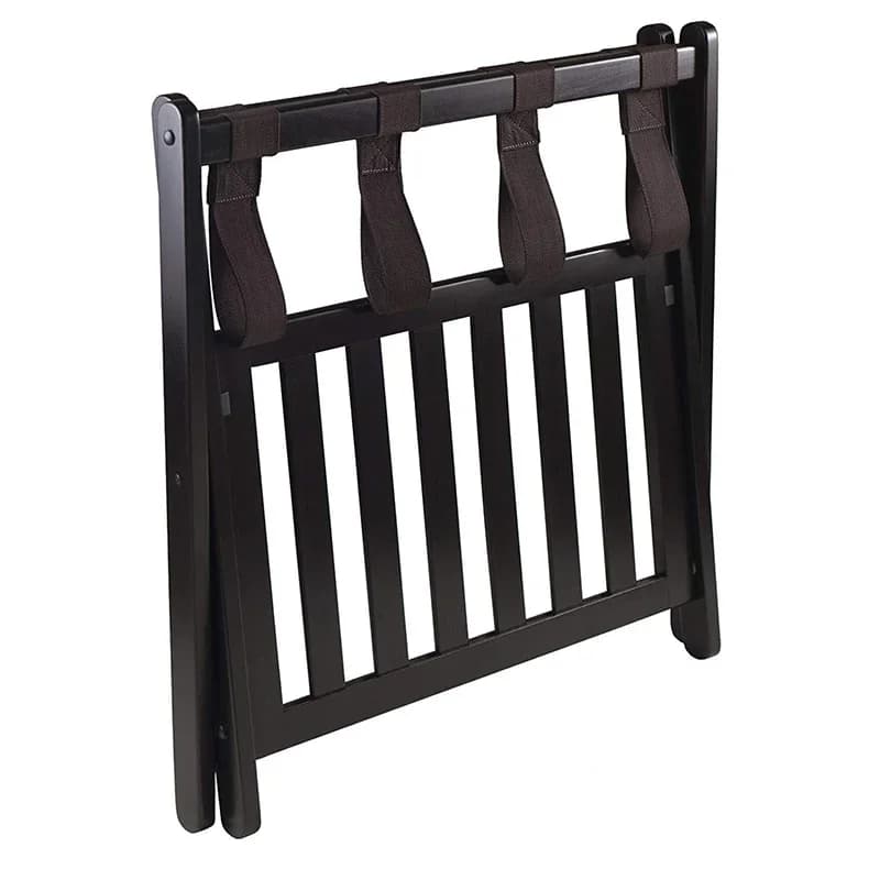 Foldable Luggage Rack with Shoe Shelf for Airbnb Bedroom Hosts view 3