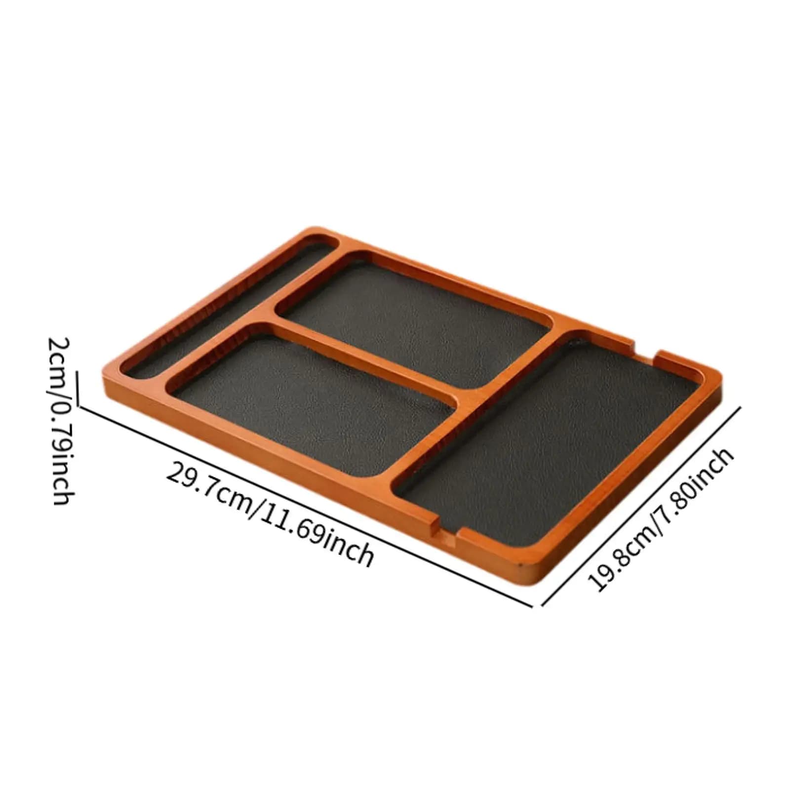 Minimalist Wooden Valet Tray for Airbnb Welcome Areas view 6