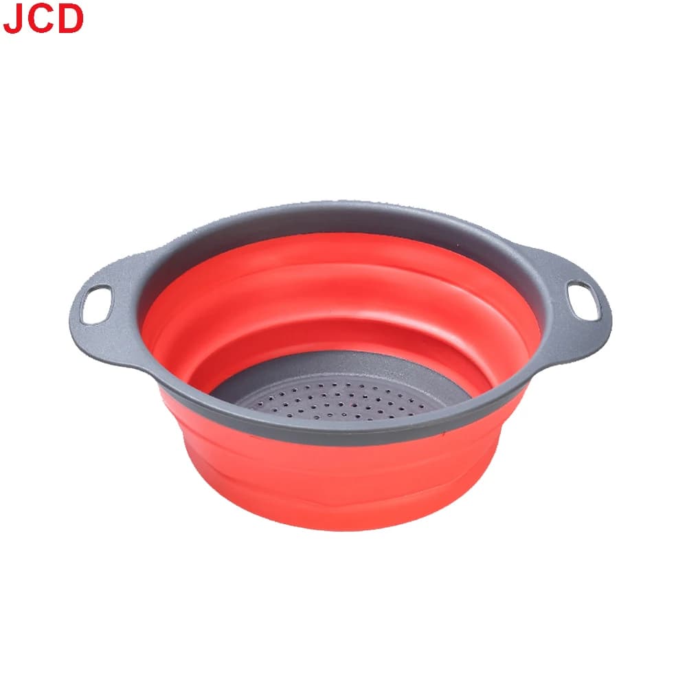 Foldable Silicone Colander for Airbnb Kitchen | Space-Saving Strainer view 8