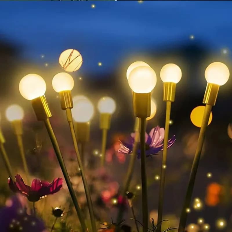 Solar Firefly Garden Lights for Airbnb Outdoor Spaces | Waterproof view 3