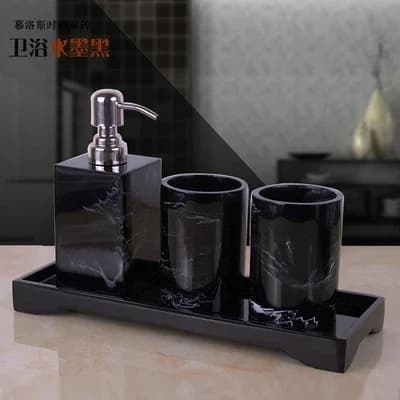 Microcement Bathroom Accessory Set for Airbnb Bathrooms view 6