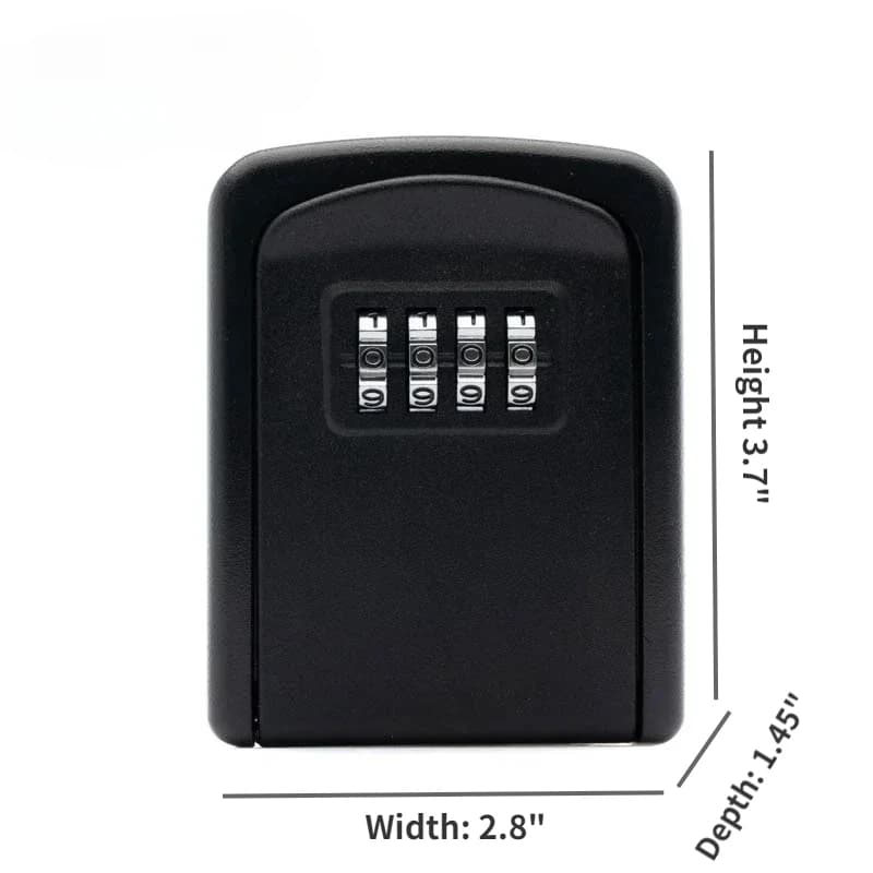 Weather-Resistant Key Lockbox for Airbnb Safety Compliance view 7