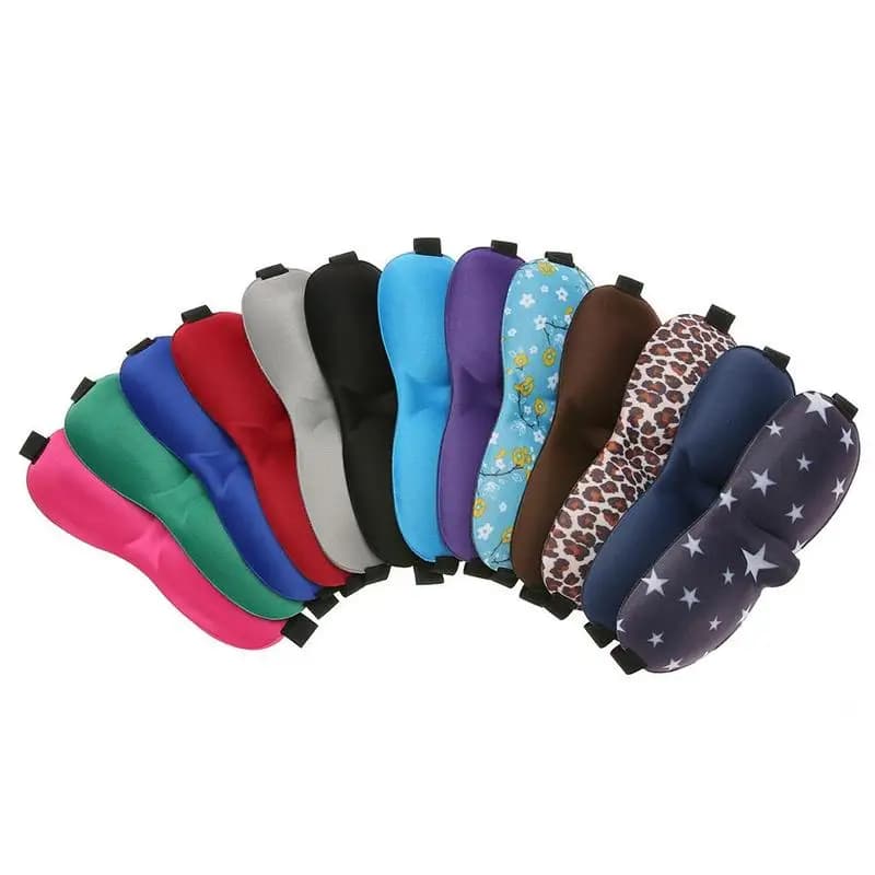 3D Sleeping Eye Mask for Airbnb Bedroom | Soft Blackout Blindfold view 3