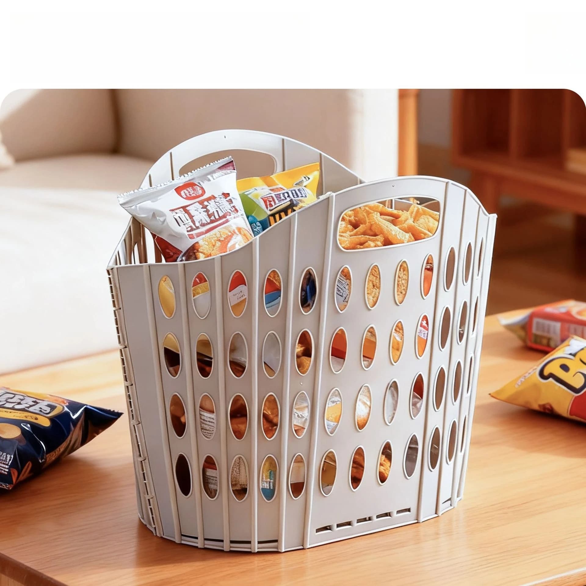 Modern Foldable Laundry Hamper for Airbnb Storage Needs view 6