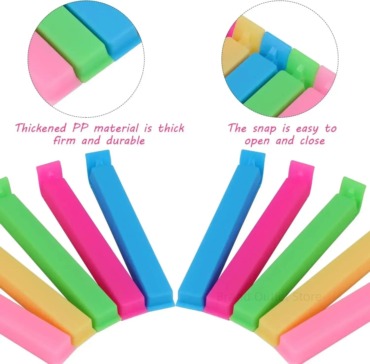Food Bag Clips Set for Airbnb Kitchen | STR Kitchen Essentials view 4