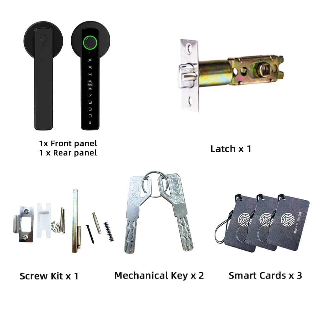 Fingerprint Smart Door Lock Keypad for Airbnb Safety view 6