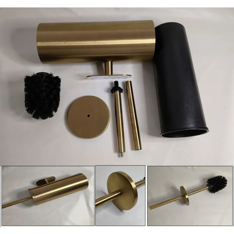 Modern Minimalist Toilet Brush Holder for Airbnb Bathrooms view 5