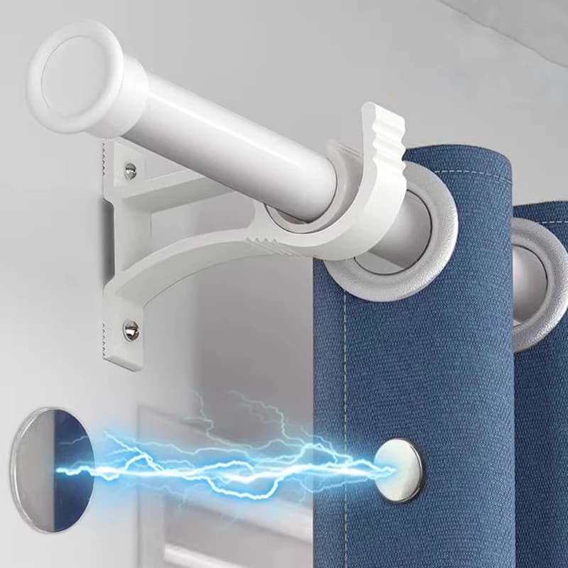 Magnetic Shower Curtain Clips for Airbnb Bathroom | Secure & Stylish view 4