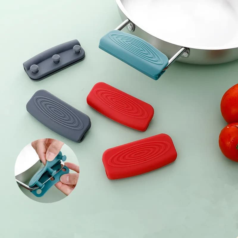 Silicone Pot Handle Covers for Airbnb Kitchen Safety | STR Hosts view 3