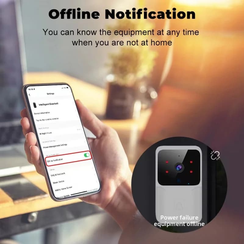 Smart Video Doorbell for Airbnb & Vacation Rental Self Check-In view 5